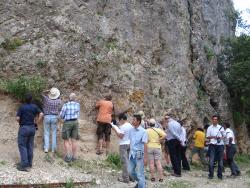 Inspecting endemic plants on Mt Taygetos, Greece (photo Stam Zogaris)